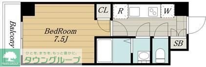 クレールブルーの物件間取画像