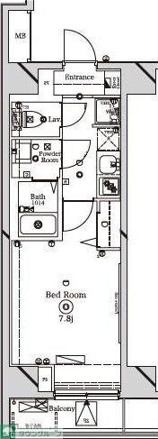 ラフィスタ大師前WESTの物件間取画像