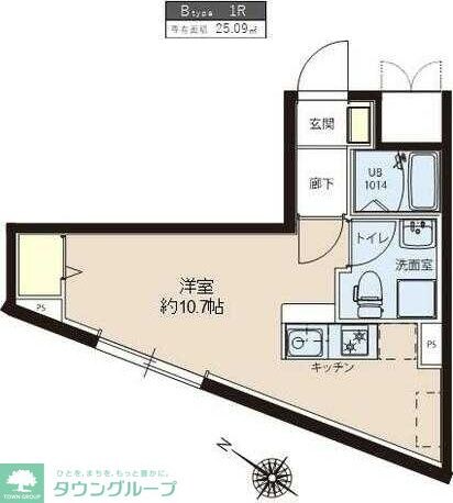 レピュア竹ノ塚レジデンスの物件間取画像