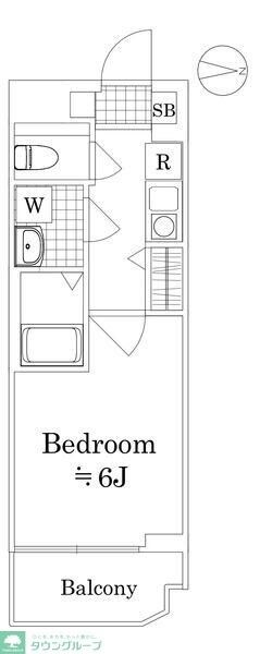 AZEST柴又の物件間取画像