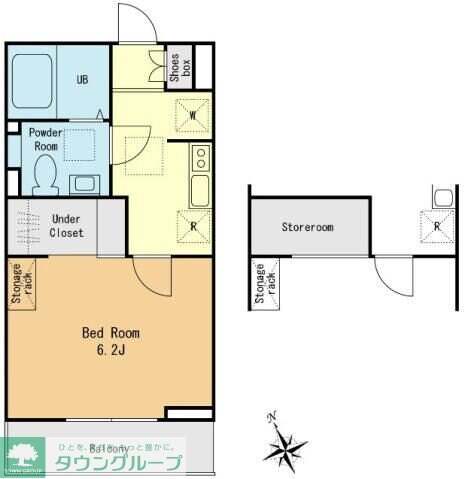 ヴィレッジ京成高砂サウスサイドの物件間取画像