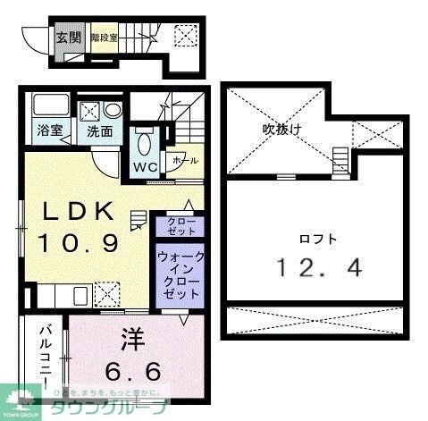 moderno(モデルノ)の物件間取画像