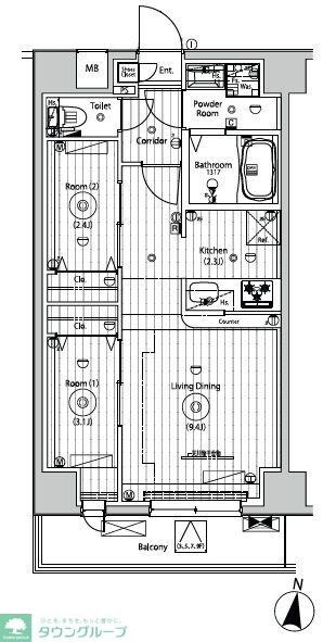 メイクスアート五反野の物件内観写真