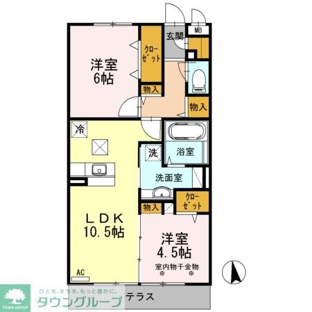 レイストリーフの物件間取画像