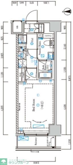 AZESTお花茶屋Vの物件間取画像