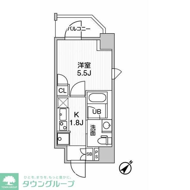 BPRレジデンス青砥の物件間取画像