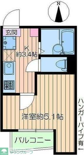 フォレノワールの物件間取画像