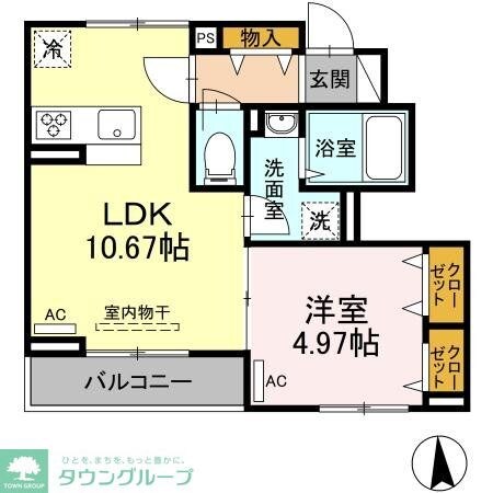 アナシエ古千谷本町の物件間取画像