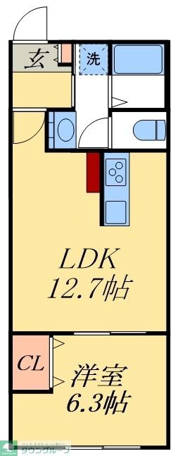 s'amuserの物件間取画像