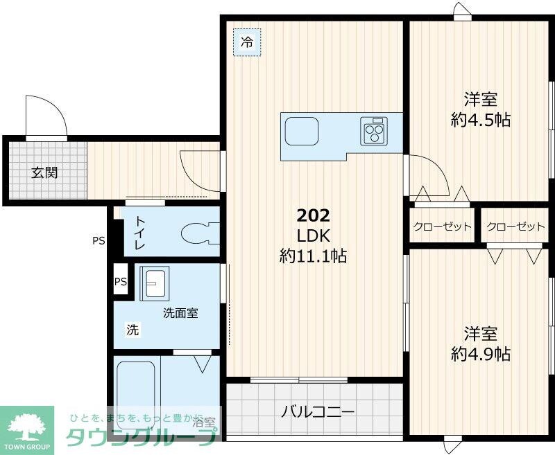 仮称デルソル千住IIの物件間取画像