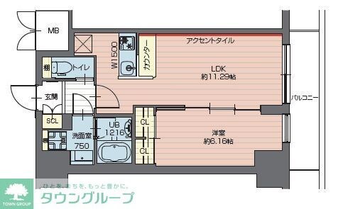 プレジオ西新井の物件間取画像