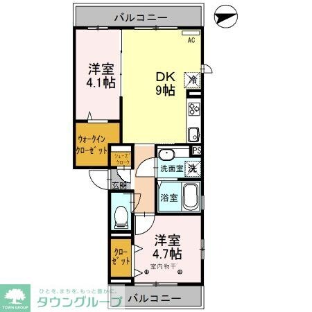 ルピナスの物件間取画像