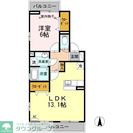 studio 819の物件間取画像