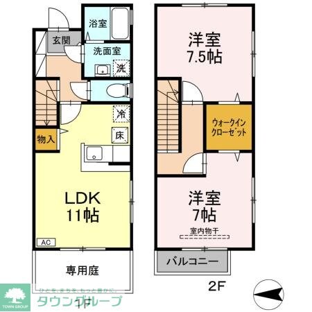 HARRISONS COAT SHIMIZUの物件間取画像