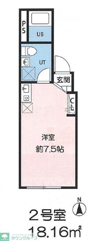 アミスタ小菅の物件間取画像