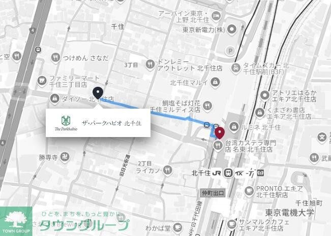 ザ・パークハビオ北千住の物件内観写真