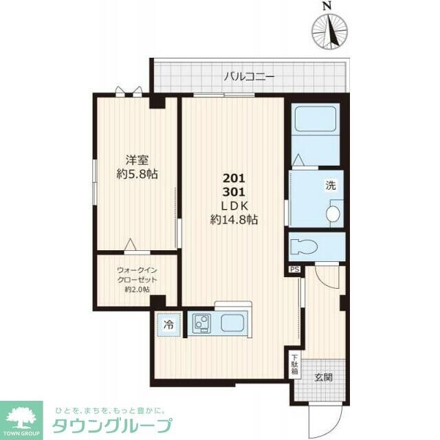 フォレスト ベベの物件間取画像