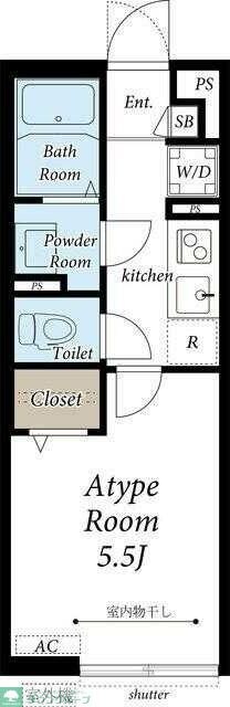 グレイス高野IIの物件間取画像