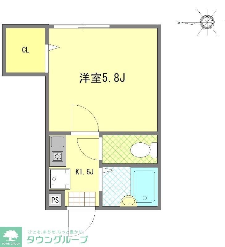 Well-being江北の物件間取画像
