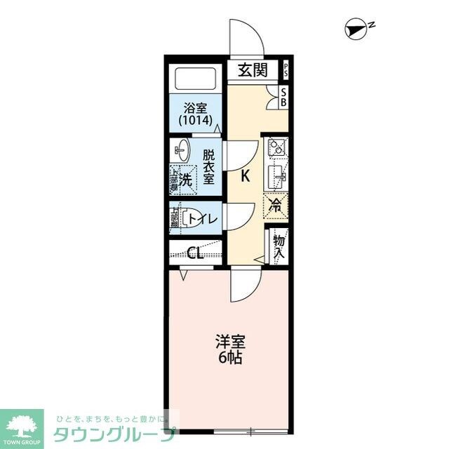 エクセラン竹ノ塚の物件間取画像