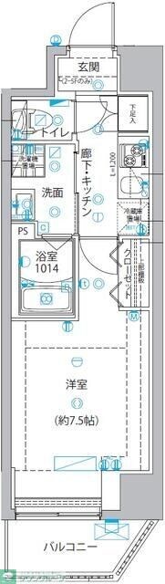 ユリカロゼ五反野IIIの物件間取画像