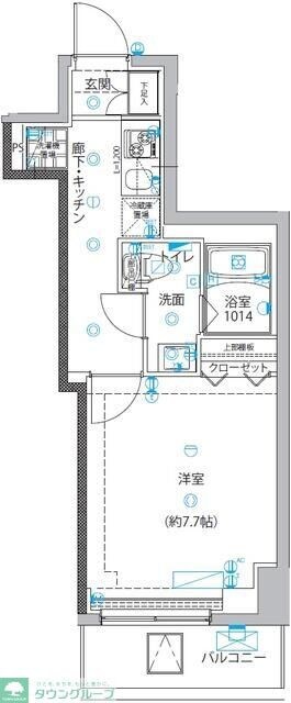 ユリカロゼ五反野IIIの物件間取画像