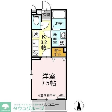 パルズ プレイスの物件間取画像