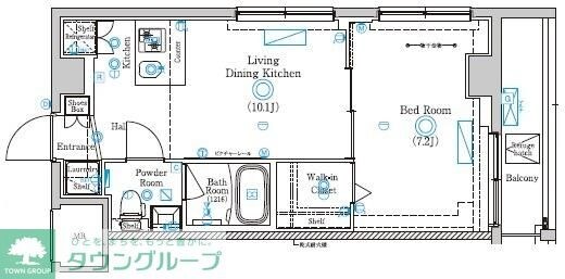 ラフィスタ亀有の物件間取画像