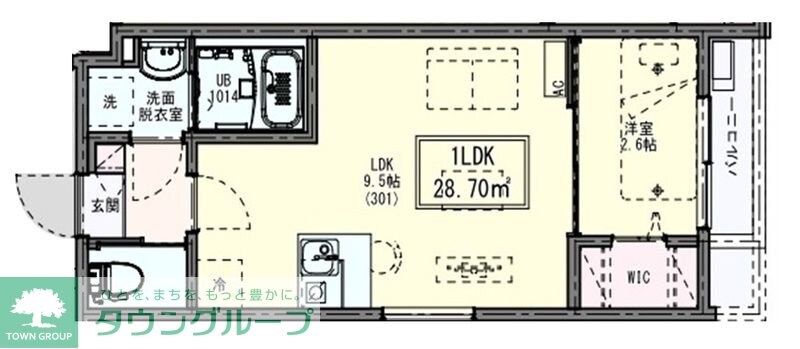 KLEIS竹ノ塚IIの物件間取画像