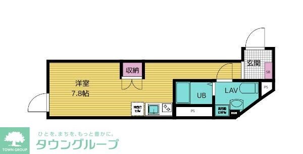 シャルム北千住の物件間取画像