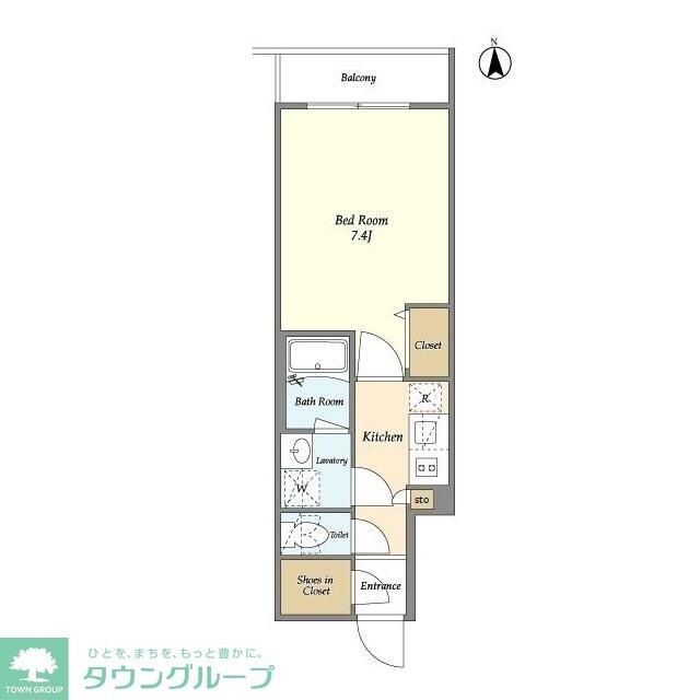グランカーサ綾瀬の物件間取画像