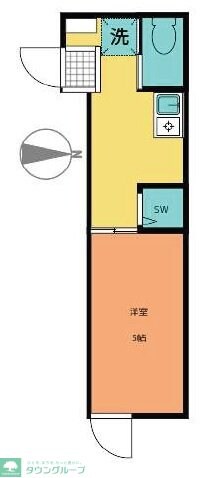 LandSitz六町の物件間取画像
