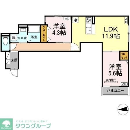 セレスティア六町IIIの物件間取画像