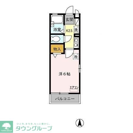 パークサイドMOGIの物件間取画像