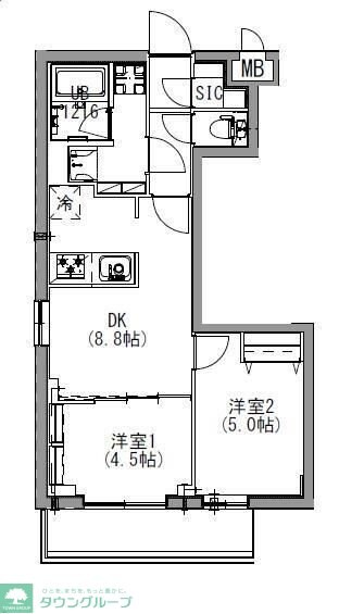 S-RESIDENCE北戸田の物件間取画像
