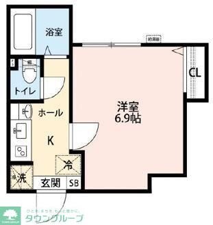 グランクオール西川口の物件間取画像