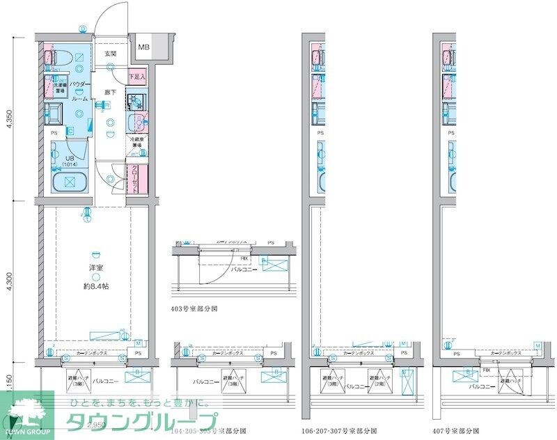 GENOVIA西川口の物件間取画像