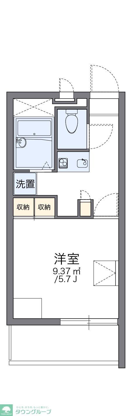 レオパレスウィングトダパークの物件間取画像