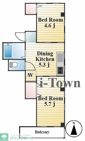 山一在家ステーツの物件間取画像