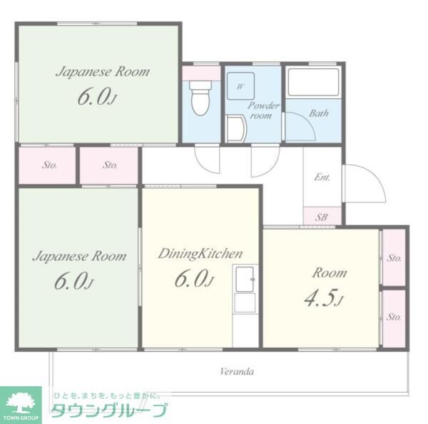 ライフマンションの物件間取画像
