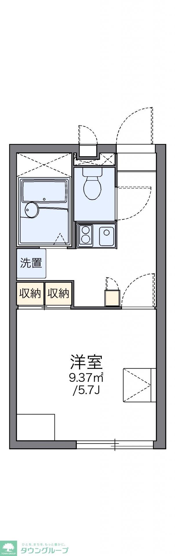 レオパレスリュウタロウの物件間取画像