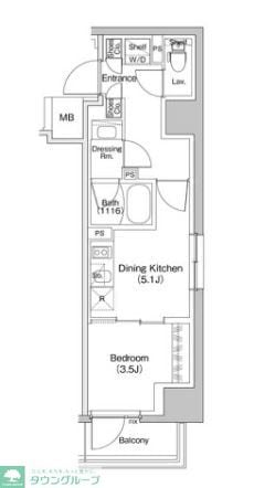 ザ・パークハビオ川口の物件間取画像
