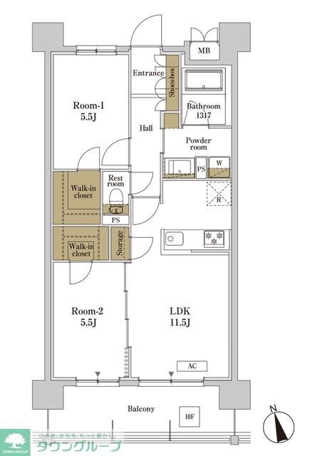 RJRプレシア川口の物件間取画像