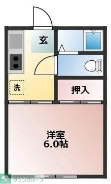 コーポ日野の物件間取画像