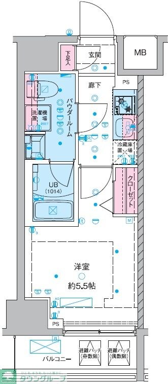 GENOVIA西川口IIIの物件間取画像