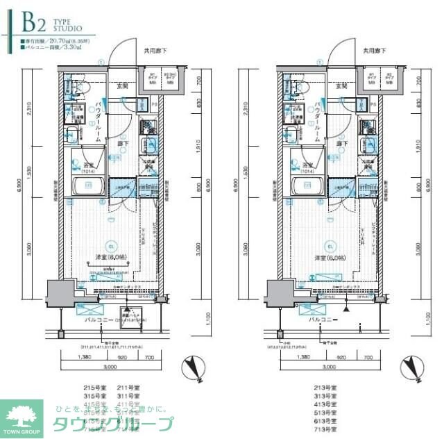 メインステージ川口WESTの物件間取画像