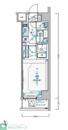 MAXIV西川口DUEの物件間取画像