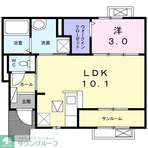 クオーレの物件間取画像