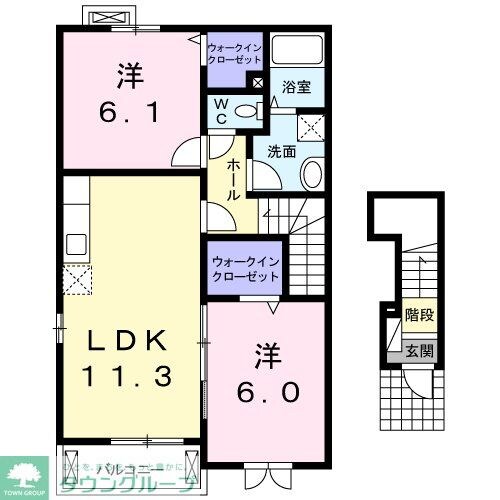 ルミエールの物件間取画像