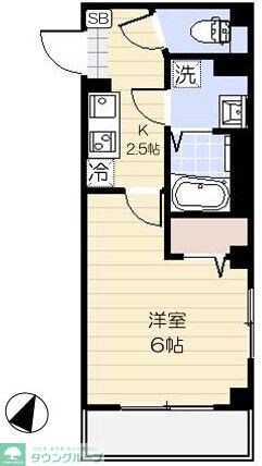 サンシエ大宮の物件間取画像